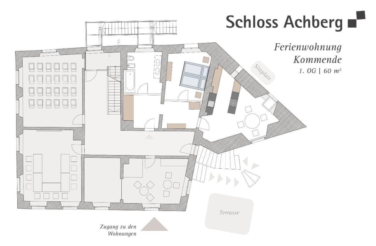 Ferienwohnungen Kommende und Ballei Achberg Exterior foto
